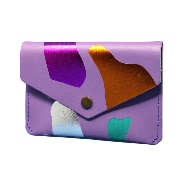 Abstract Popper Purse-Lilac
