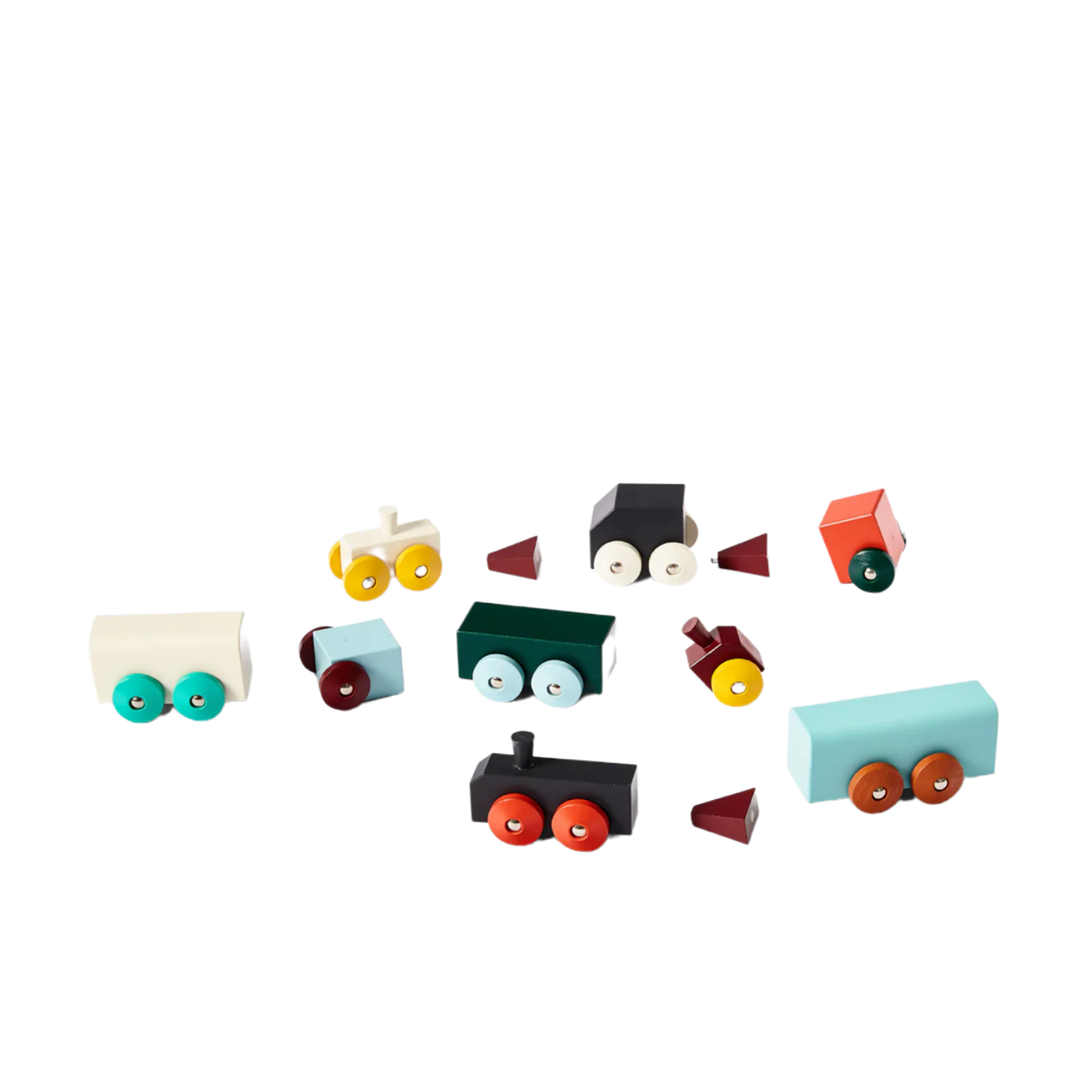 Wooden Hovers Trains by Areaware