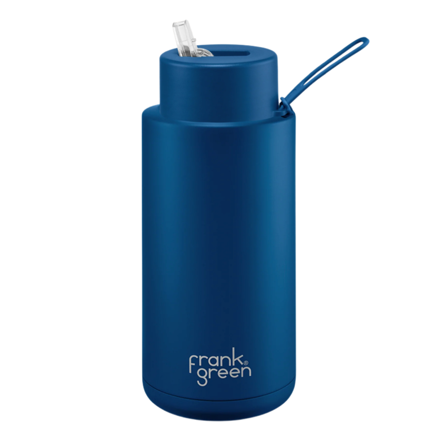 Deep Ocean Straw Lid/Strap Bottle 34oz