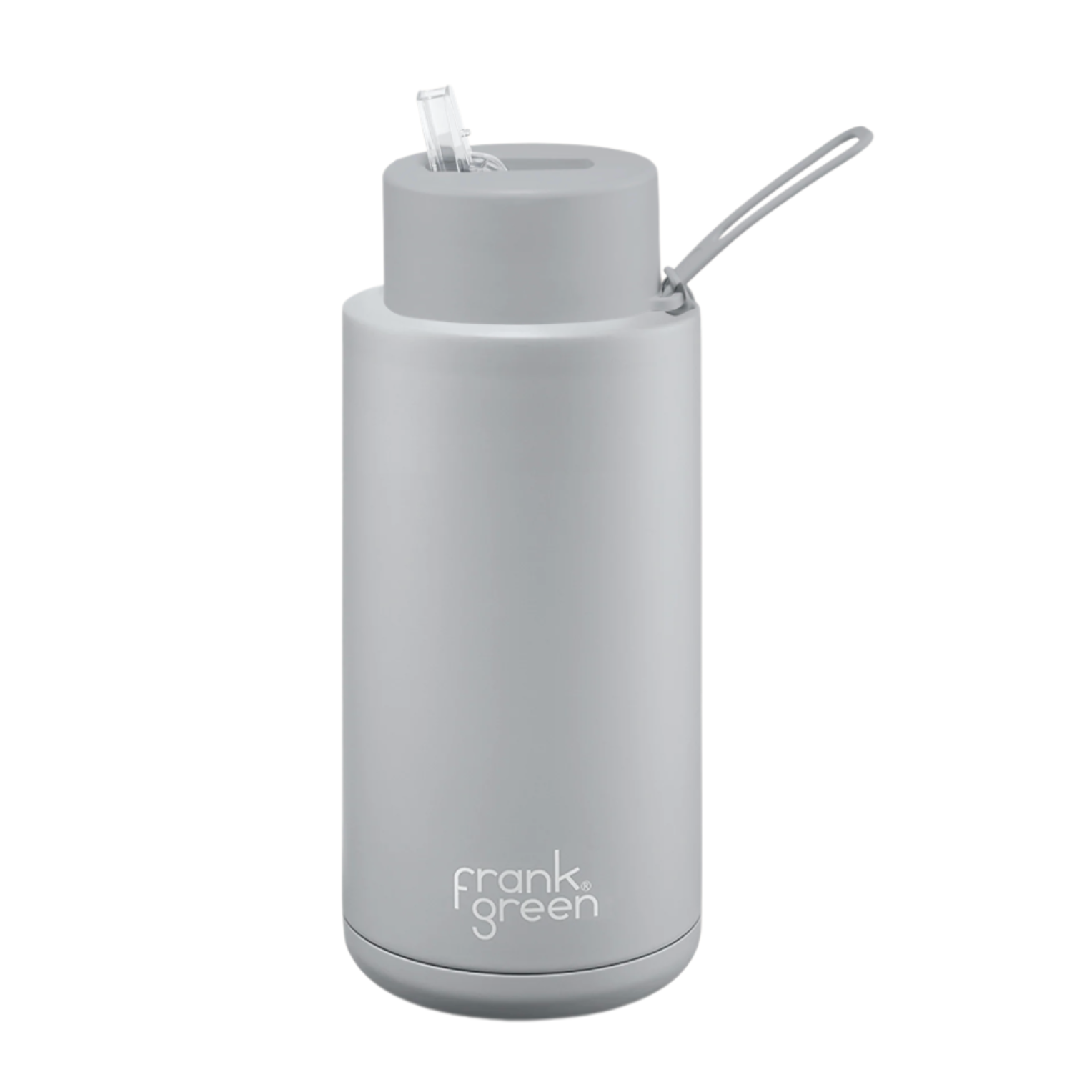 Harbor Mist Straw Lid/Strap Bottle 34oz