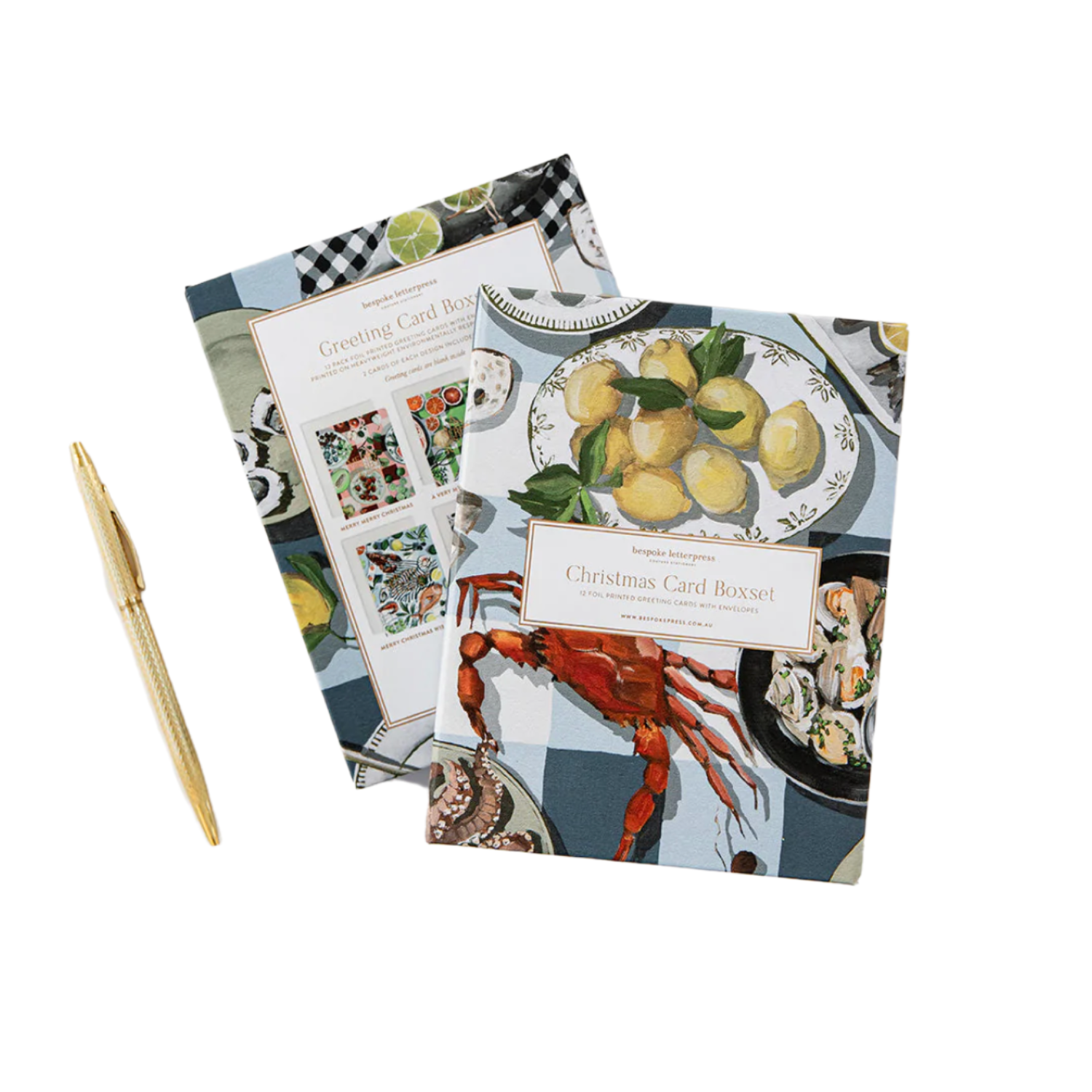 Greeting Cards 12 box-Christmas Table