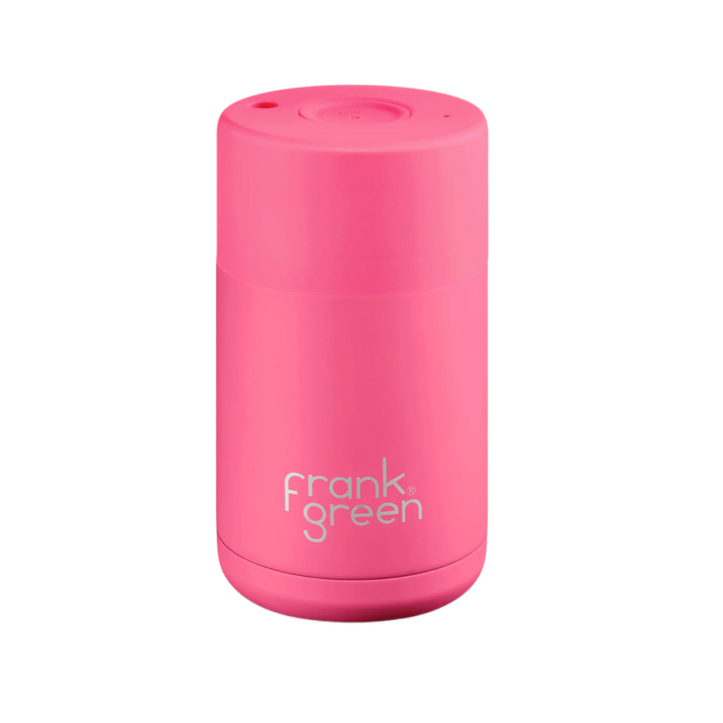 Neon Pink Ceramic Reusable Cup 10oz