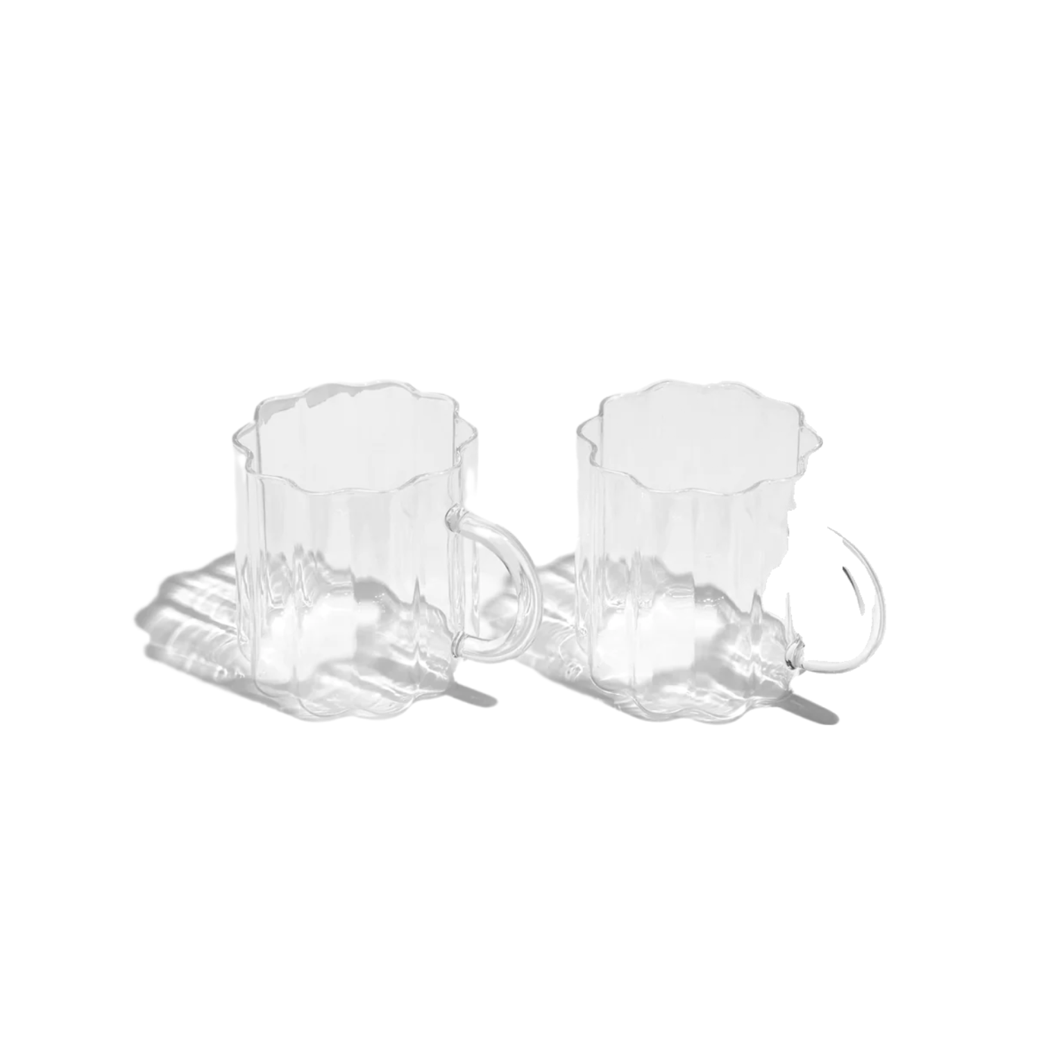 Wave Mug Set-Clear