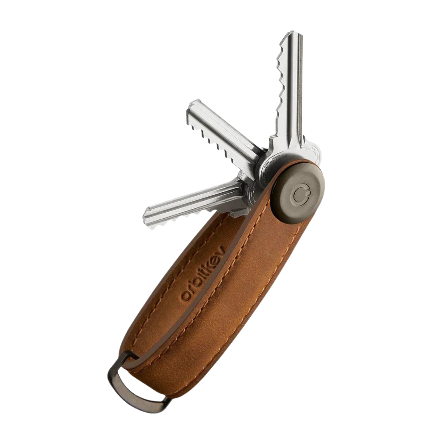 Key Organiser Crazy Horse Leather - Chestnut