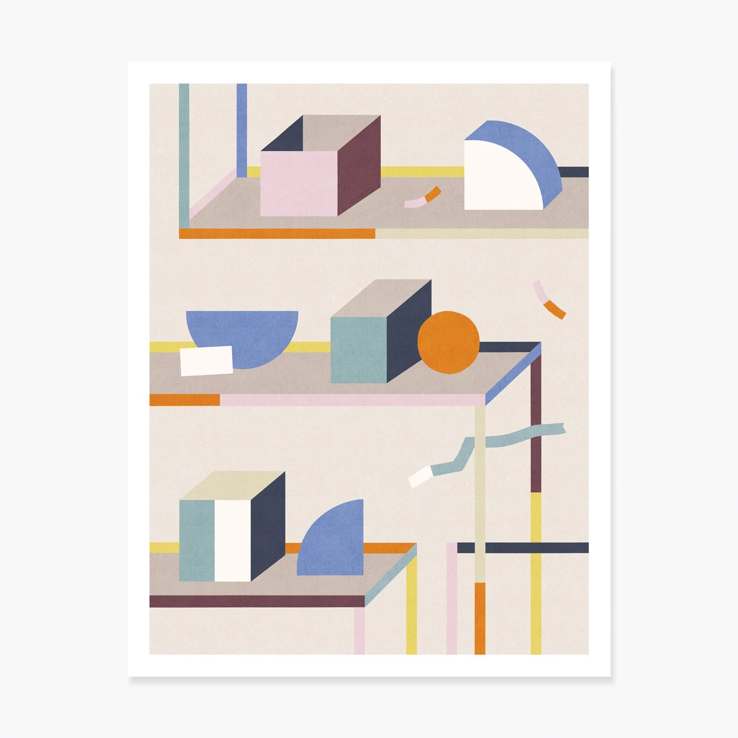 Full Shelves Art Print | 18"x24"