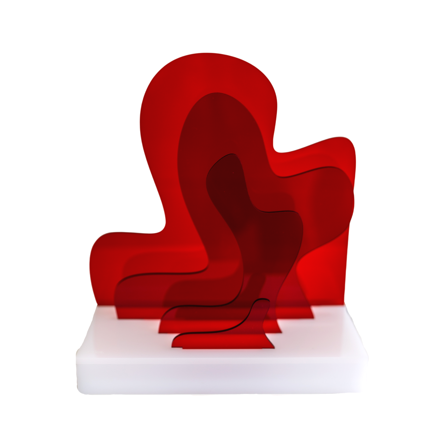 Squiggle Lamp | Red
