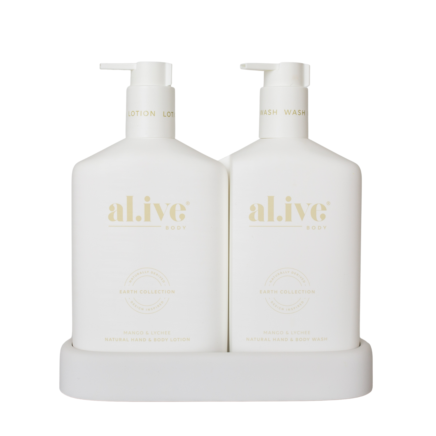 Hand Wash & Body Lotion Duo + Tray - mango & lychee