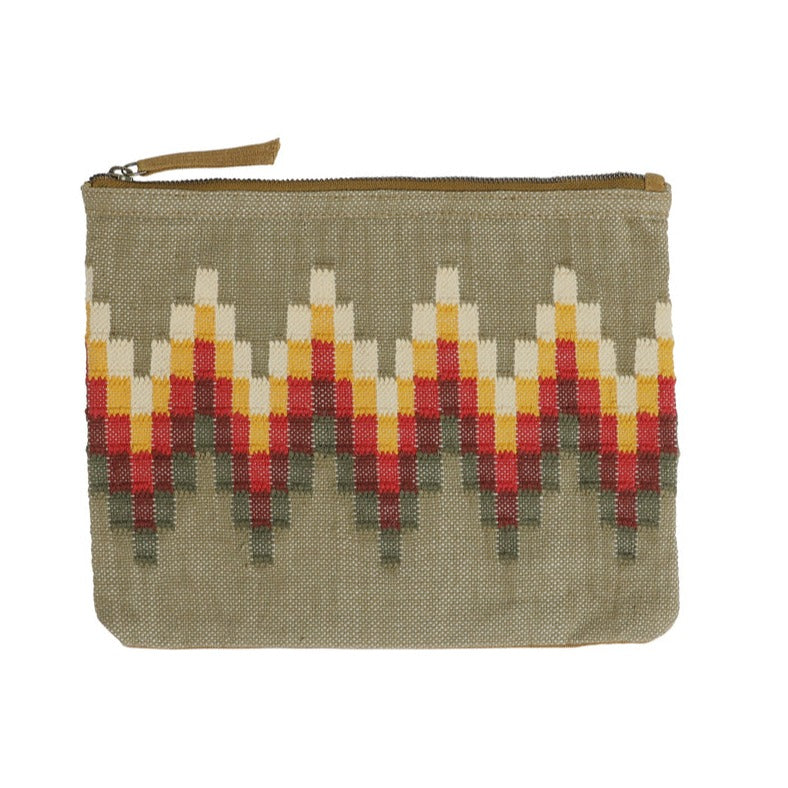 Moving Mountains Clutch - Golden Tan