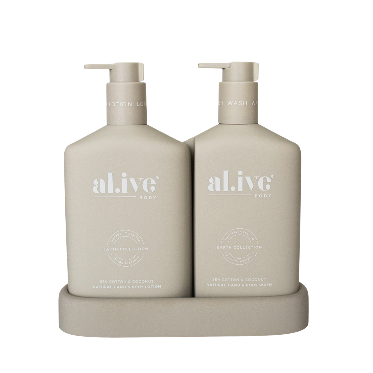 Hand Wash & Body Lotion Duo + Tray - sea cotton & coconut