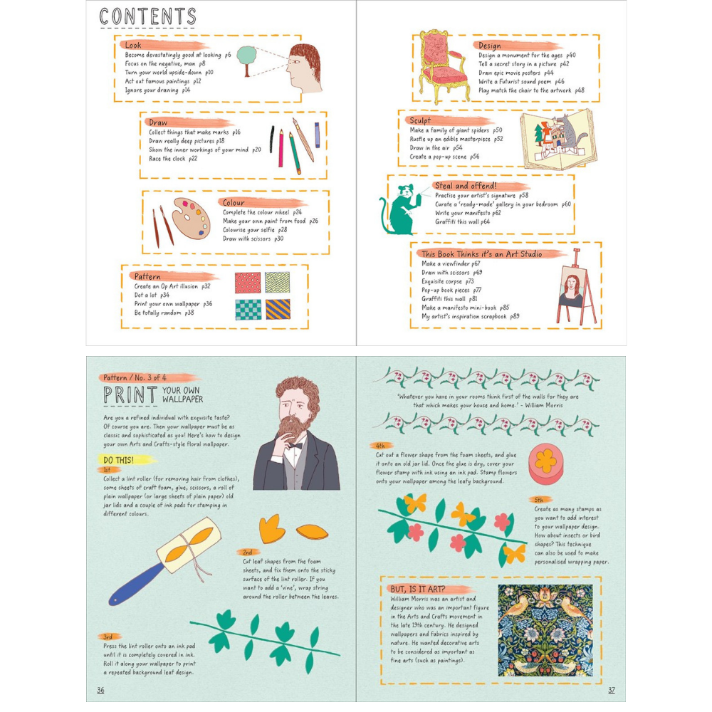 This Book Thinks You're An Artist