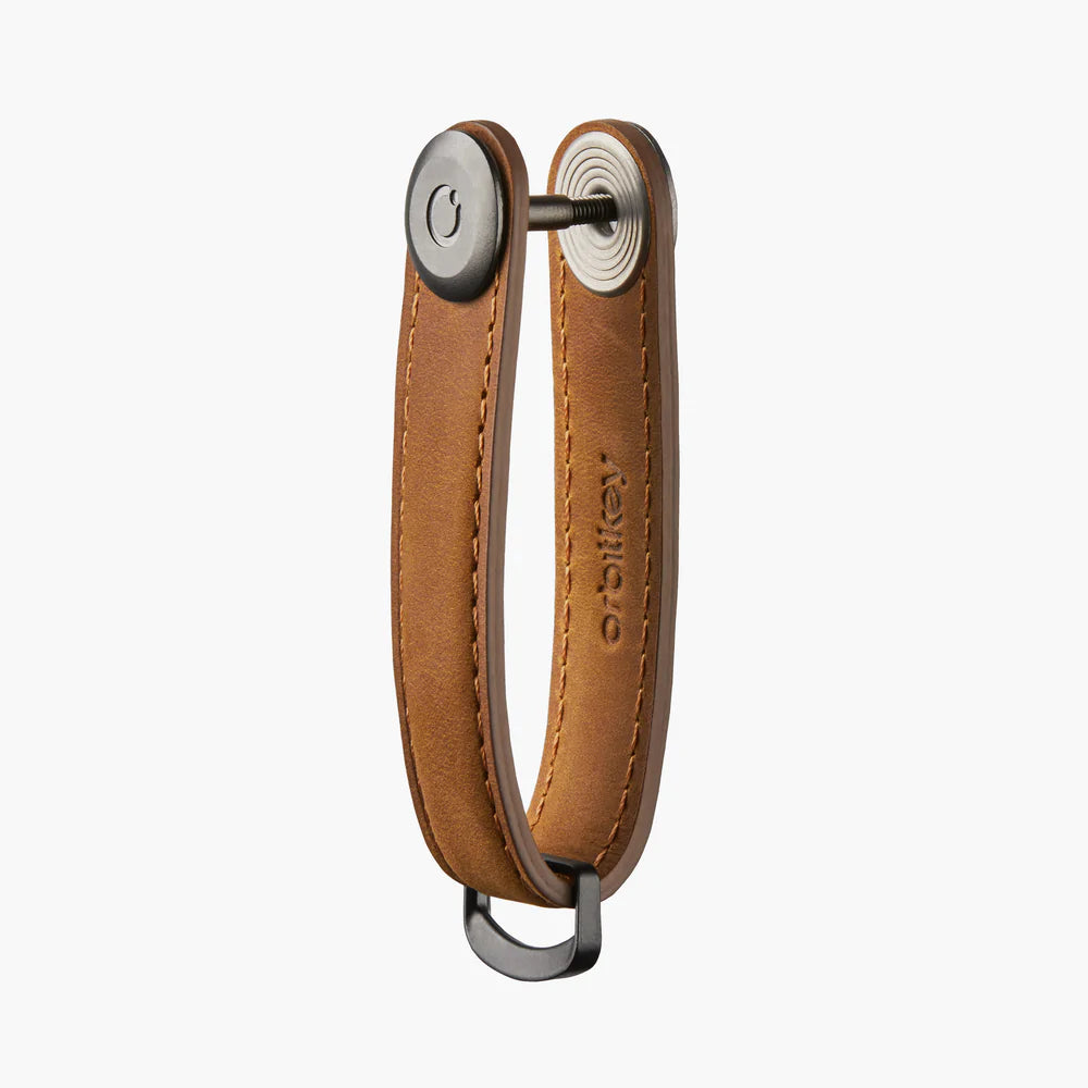 Key Organiser Crazy Horse Leather - Chestnut